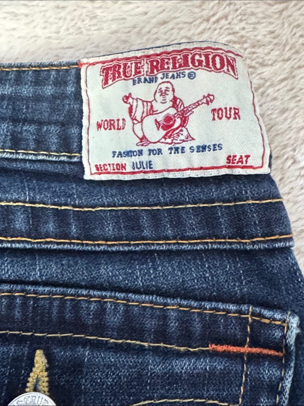 True Religion Julie Denim Jeans Made in USA Size 30 - Picture 15 of 16